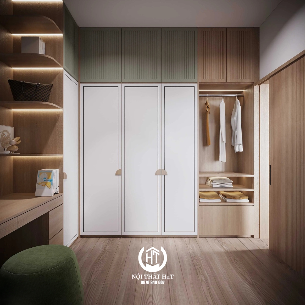Tủ Quần Áo Âm Tường Hiện Đại Cao Cấp